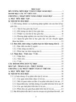 ĐỀ CƯƠNG MÔN HỌC TÂM LÝ HỌC GIÁO DỤC