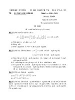 TOAN 9 DE VA DAP AN KS l2 THCS CHU VAN AN 2018 2019