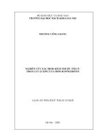 Nghiên cứu xác định kích thước tối ưu theo lưu lượng của bơm Hypôgerôto