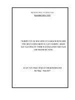 NGHIÊN cứu sự hài LÒNG của KHÁCH HÀNG đối với CHẤT LƯỢNG DỊCH vụ vận tải BIỂN KHẢO sát tại CÔNG TY TNHH WANHAI VIỆT NAM CHI NHÁNH đà NẴNG (4)