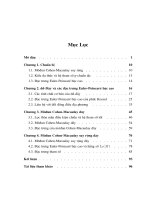 dd   dãy, đặc trưng euler   poincaré và ứng dụng vào nghiên cứu cấu trúc một số lớp mở rộng của môđun cohen   macaulay 