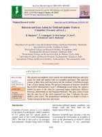 Heterosis and gene action for yield and quality traits in cucumber (Cucumis sativus L.)