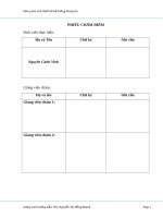 Báo cáo Phân tích thiết kế hệ thống thông tin quản lý tour du lịch