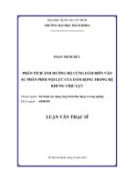 Phân tích ảnh hưởng độ cứng dầm biên vào sự phân phối nội lực của dầm rộng trong hệ khung chịu lực