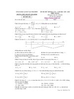 Lời giải đề thi thử THPTQG THPT CHUYÊN THÁI BÌNH lần I 2020