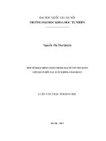 Một số khái niệm cơ bản trong đại số von neumann liên quan đến xác suất không giao hoán 