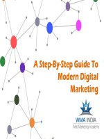 A step by step guide to modern digital marketing