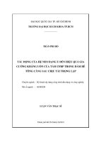 Tác động của hệ neo dạng U đến hiệu quả gia cường kháng uốn của tấm CFRP trong dầm bê tông căng sau chịu tải trọng lặp