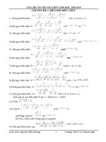 Chuyên đề ôn vào 10 2018 2019