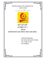 MÔ HÌNH HÓA HỆ THỐNG TREO CHỦ ĐỘNG SỬ DỤNG PID.