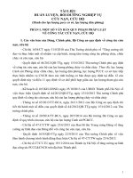 TÀI LIỆU HUẤN LUYỆN, BỒI DƯỠNG NGHIỆP VỤ CỨU NẠN, CỨU HỘ (Dành cho lực lượng pccc cơ sở, lực lượng dân phòng)