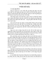 Tiểu luận cao cấp chính trị: Xây dựng phẩm chất nhân cách, đạo đức đội ngũ cán bộ nói chung, đặc biệt là đội ngũ cán bộ lãnh đạo, quản lý