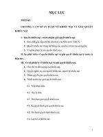 Tiểu luận cao cấp chính trị: Công tác giải quyết khiếu nại của Chủ tịch UBND thị xã 05 năm  từ khi thành lập Thị xã thực trạng và giải pháp