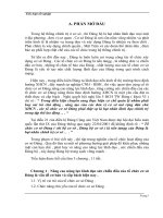 Tieu luan cao cấp chính trị: Nâng cao năng lực lãnh đạo sức chiến đấu của tổ chức cơ sở Đảng