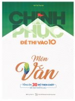 Chinh phục đề thi vào 10 môn văn 