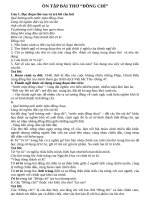 ÔN vào  10 bài ĐỒNG CHÍ