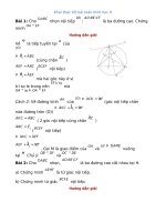 Khai thác tối đa bài toán hình học 9
