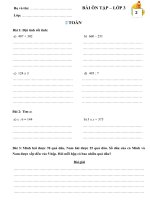 LOP 3   PHIEU 2   TOAN + CHINH TA 