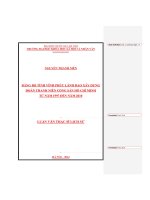 Đảng bộ tỉnh vĩnh phúc lãnh đạo xây dựng đoàn thanh niên cộng sản hồ chí minh từ năm 1997 đến năm 2010 