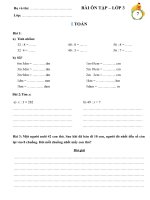 LOP 3   PHIẾU 7   TOÁN + CT 