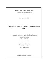 VỌNG cổ NHỊP 32 TRONG văn hóa NAM bộ 