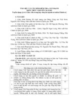 TÀI LIỆU VÀ CÂU HỎI KIỂM TRA, SÁT HẠCH KIẾN THỨC CHUYÊN NGÀNH Tuyển dụng vị trí: Giáo viên trung học chuyên ngành cử nhân Chính trị