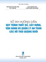 QUY TRÌNH THIẾT KẾ, XÂY DỰNG, VẬN HÀNH VÀ QUẢN LÝ AN TOÀN CÁC HỒ THẢI QUẶNG ĐUÔI