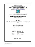 ĐỀ TÀI : THIẾT KẾ VÀ XÂY DỰNG GAME LINES TRÊN ĐIỆN THOẠI DI ĐỘNG
