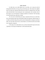 BÁO CÁO KIẾN TẬP AJINOMOTO VIỆT NAM