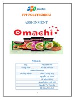 Phân tích về doanh nghiệp Omachi