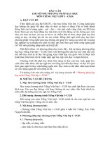 Báo cáo phương pháp dạy học môn tiếng việt lớp 1  CGD 