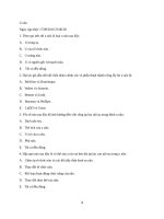 đề thi Ngoại ĐH y Huế