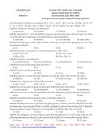 Đề số 02 ÔN HOÁ ĐẠI HỌC