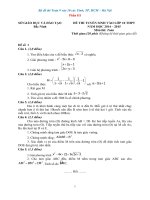 Tuyển tập 45 đề thi vào lớp 10 môn Toán