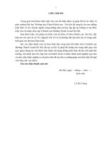 Quản trị tác nghiệp tại bộ phận lễ tân với phạm vi nghiên cứu là tại bộ phận lễ tân của khách sạn Mường Thanh Grand Hà Nội