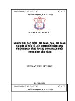 Nghiên cứu đặc điểm lâm sàng, cận lâm sàng và một số yếu tố liên quan đến tiên lượng ở bệnh nhân tăng áp lực động mạch phổi trung bình đến nặng