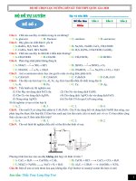 Bộ 20 đề luyện thi đại học môn Hóa  (trường THPT nguyễn khuyến TP HCM)