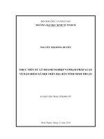 Thực tiễn xử lý doanh nghiệp vi phạm pháp luật về bảo hiểm xã hội trên địa bàn tỉnh ninh thuận 