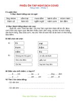 10 phiếu toán + 10 phiếu TV lớp 1