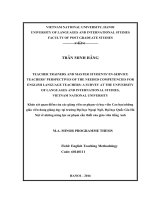 Teacher trainers and master students’  in service teachers’ perspectives of the needed competencies for english language teachers  a survey at the university of languages 