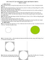 đề cương ôn tập nghỉ phòng dịch corona