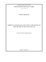 Nghiên cứu, ứng dụng mua sắm xanh một số quốc gia trên thế giới vào thực tiễn việt nam 