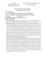 Đề cương chi tiết học phần Kinh tế lượng trong phân tích và dự báo kinh tế xã hội trình độ đào tạo Thạc sỹ