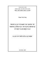 Pháp Luật Về Hợp Tác Quốc Tế Trong Lĩnh Vực Tố Tụng Hình Sự Ở Việt Nam Hiện Nay