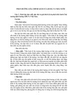 Bai thi so 2 đường lối, chính sách của đảng nhà nước