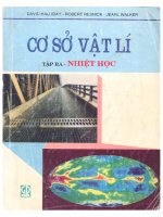 Cơ sở vật lí  tập 3, nhiệt học 
