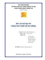 Phân tích thiết kế hệ thống website bán giày