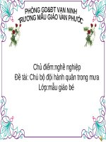 Tiet 04  dạy văn học cho bé lớp 3  chu bo doi hanh quan trong mua 