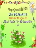 Tiet 15  dạy văn học cho bé lớp 3 co be quang khan do 