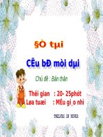 Tiet 08 dạy bé học  ban than cau be mui dai 